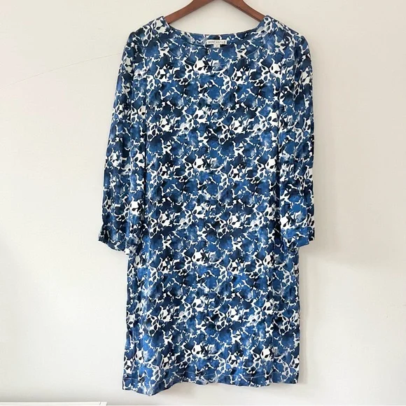 J. Crew | Dresses | J Crew Mercantile Blue Floral Shift Dress Long Sleeve Womens Small Workwear | Poshmark J. Crew | Dresses | J Crew Mercantile Blue Floral Shift Dress Long Sleeve Womens Small Workwear | Poshmark